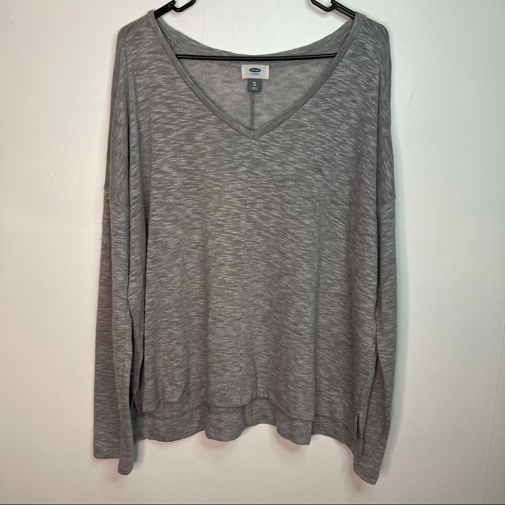 XL Old Navy Gray Long Sleeve Shirt